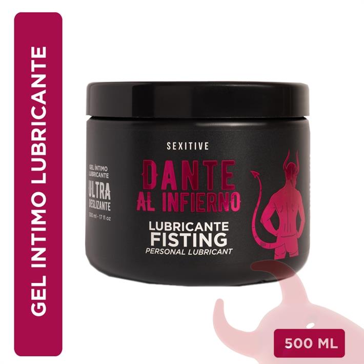  Lubricante fisting ultradeslizante Dante al Infierno 500 ml. 